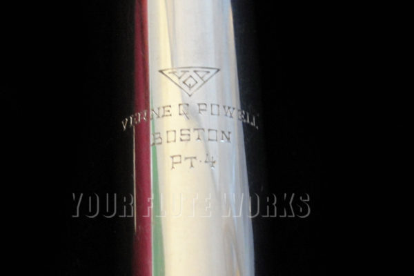 Verne Q. Powell Silver Flute #1597 and Pt. 4 Powell Head